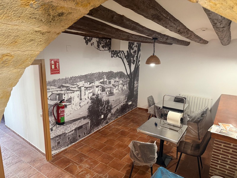 La conversión de una casa señorial en hotel ilusiona a los vecinos de Torre de Arcas