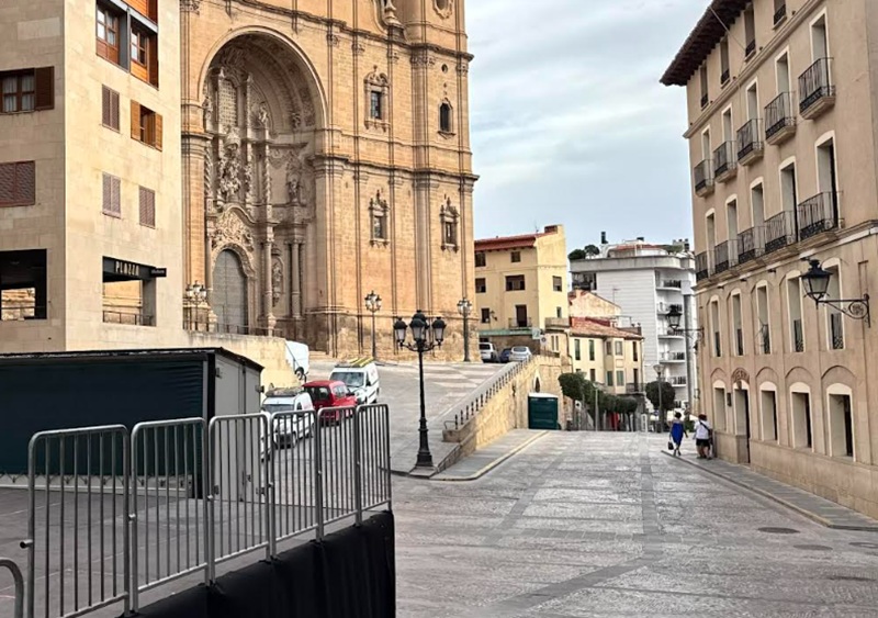 Cortes en Alcañiz por MotoGP