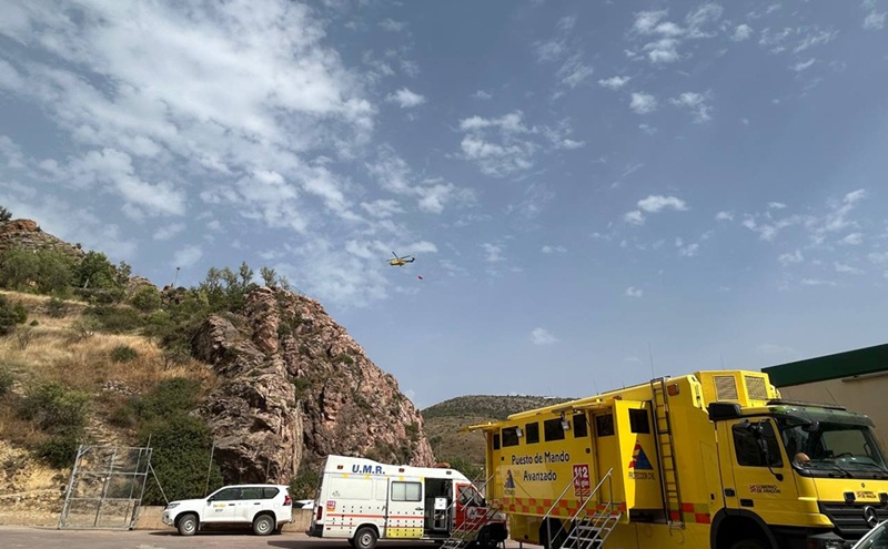 Estabilizado, el reactivado incendio de Ejulve junto con el de La Cerollera
