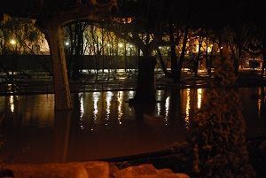 Parte de La Glorieta inundada