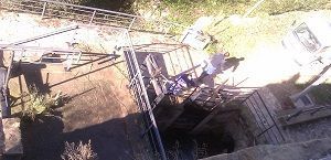 Acequia y tajaderas  junto al Azud