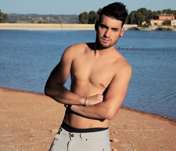 Daniel Gil Goni, posando en La Estanca de Alcañiz