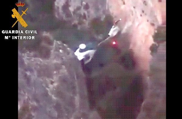Imagen del rescate: Guardia Civil