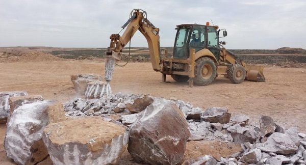 Imágen del proyecto de explotación de alabastro en La Puebla de Híjar