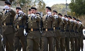 Desfile de la Brigada Aragón I del Ejército de Tierra