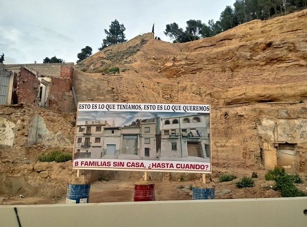 Fotografía: Plataforma de Afectados por el Desprendimiento del Cerro Pui Pinos