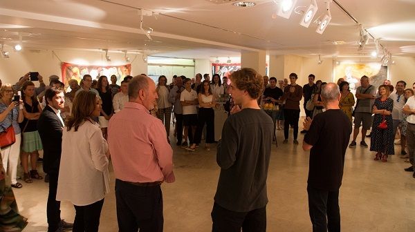 La inauguración de la exposición José Luis Barquero abrió el festival