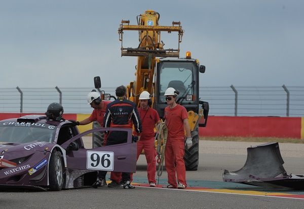 Rescate en una prueba de MotorLand. Foto: Fotografía: Antoine Camblor