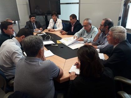 La comisión de seguimiento del recrecimiento se reunió ayer