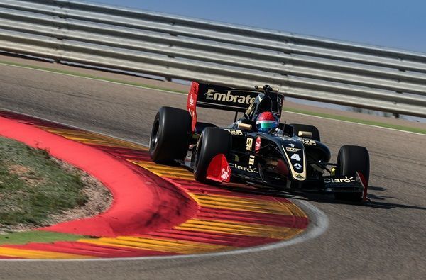 Fittipaldi ayer en MotorLand. Fotografía: World Series Formula V8 3.5