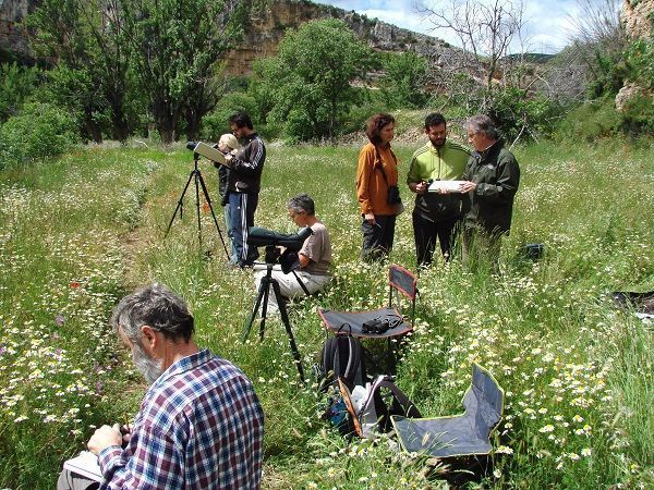 Curso que Juan Varela impartió en Obón en la primavera de 2013. Káralom Turismo Activo