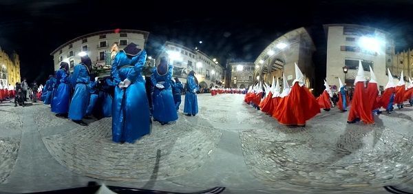 Fotograma del vídeo del Nazareno, de Óscar Celma