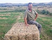 Juan Carlos sobre su alfalfa