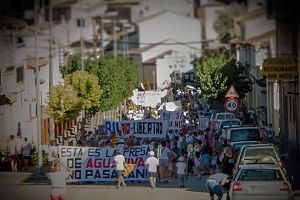 Manifestación del 10 de agosto de 2014. Foto: El Bergantes no se toca