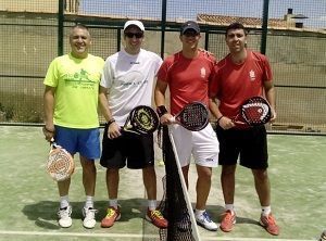 Finalistas del Maratón de Pádel de Alcorisa