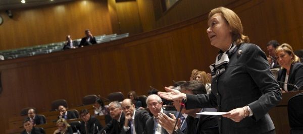 Luisa Fernanda Rudi, presidenta del Gobierno de Aragón