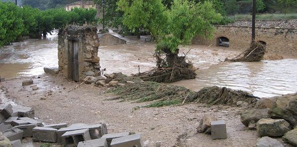 Tormenta en la Val de Valjunquera. Foto: Esperanza Miravete