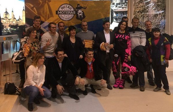 Rutas Moteras en FITUR. Foto: Comarca del Bajo Aragón