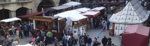 El mercado medieval el pasado fin de semana en Alcañiz