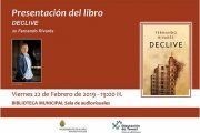 Fernando Rivarés presenta “Declive” en Alcañiz 
