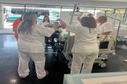 Los pacientes encamados se trasladan en tiempo récord al nuevo hospital de Alcañiz, que estrena urge...